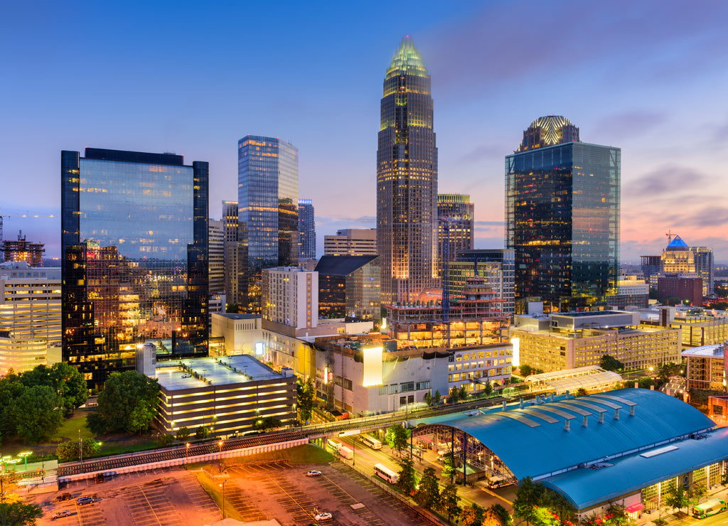 Charlotte, North Carolina Skyline