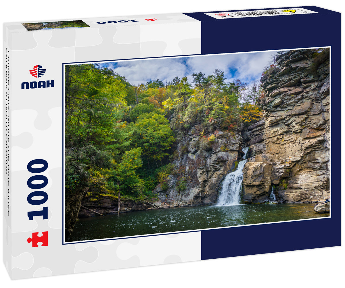 Linville Falls, along the Blue Ridge Parkway in North Carolina