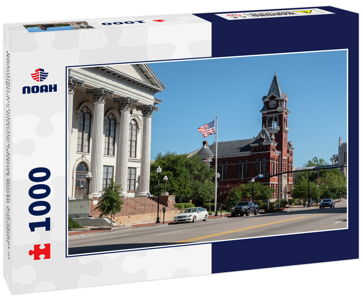 Beautiful architecture along North 3rd Street in Wilmington's historic district North Carolina