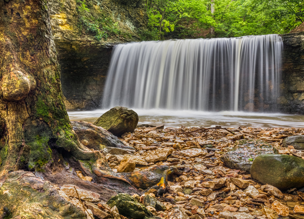 Waterfall at Indian Run, Ohio