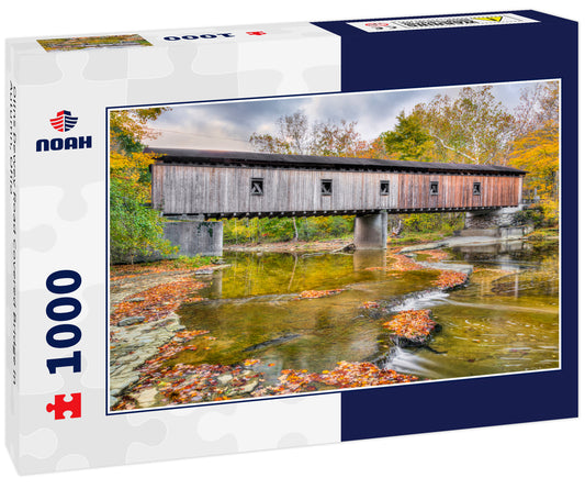 Olins Dewey Road Covered Bridge in Autumn, Ohio