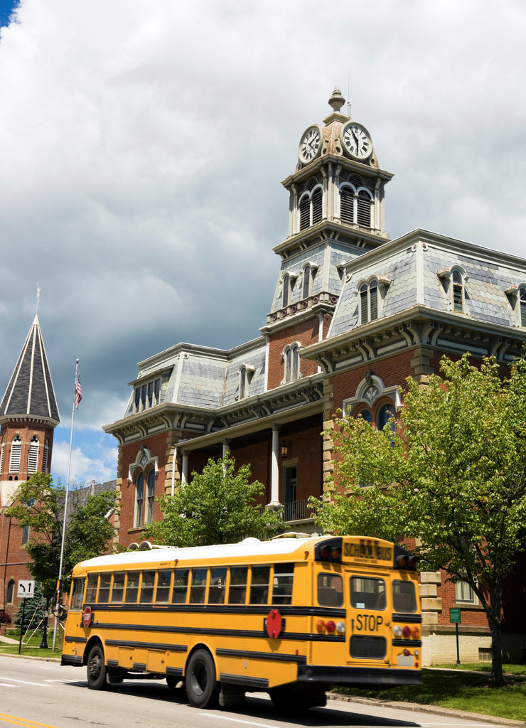 School bus in Medina, Ohio
