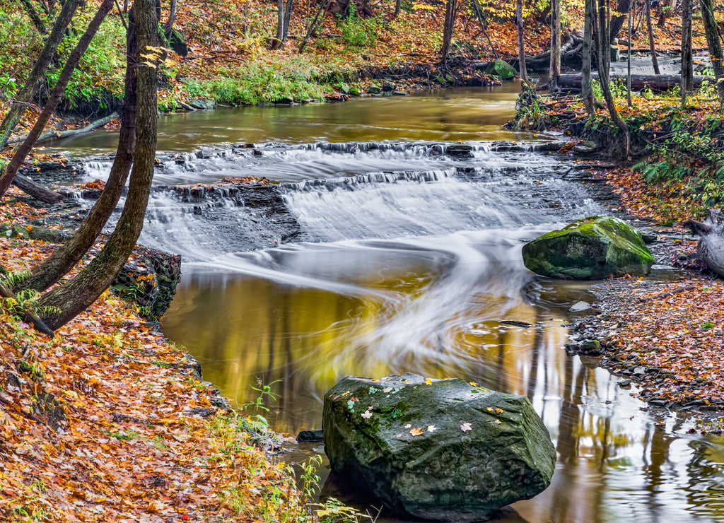 Deer Lick Creek Waterfall, Ohio