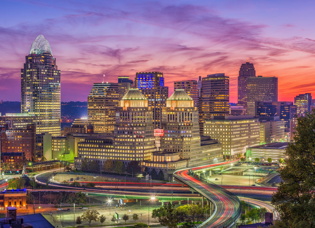 Cincinnati, Ohio, USA Skyline