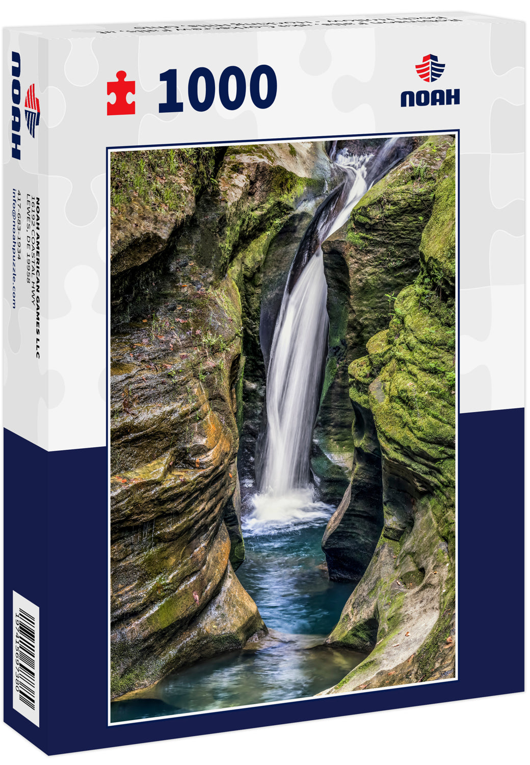 Robinson Falls, aka Corkscrew Falls, at Boch Hollow - Hocking Hills, Ohio