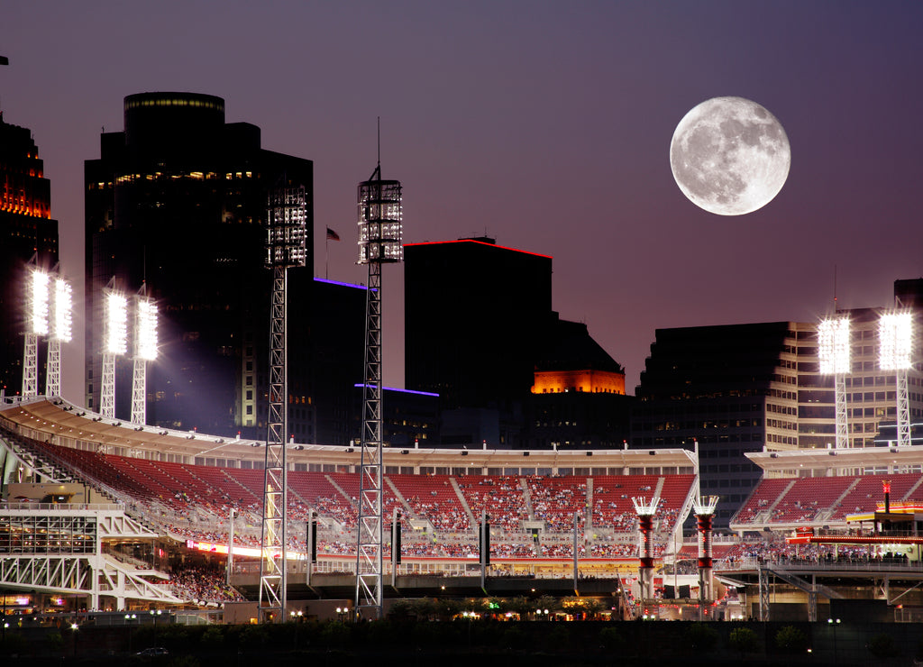 Cincinnati Ohio After Sunset