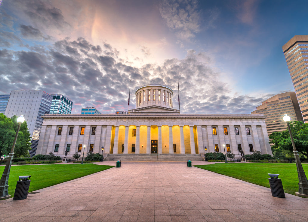 State House at Dawn, Columbus Ohio