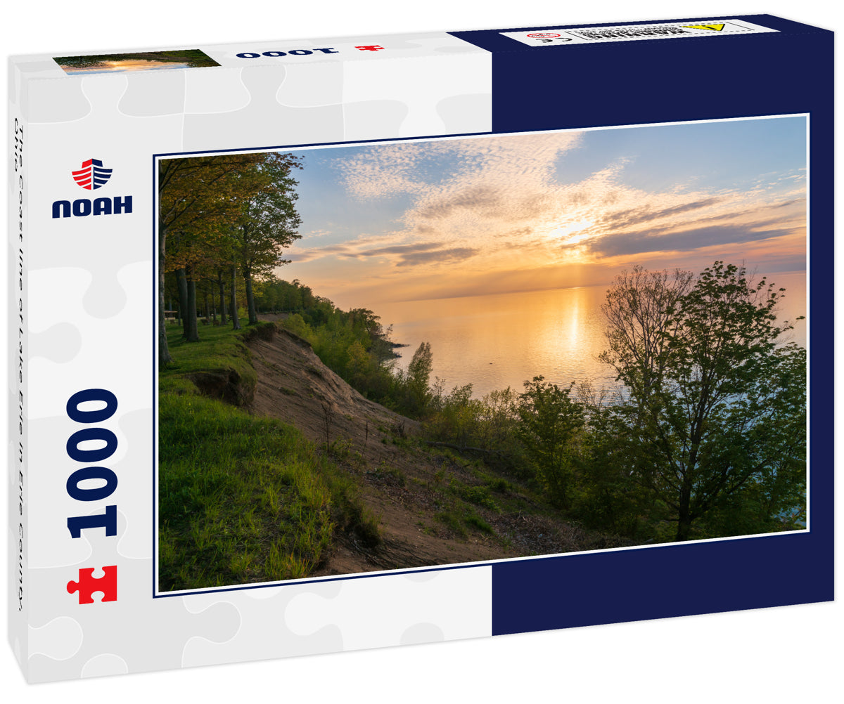 The Coast line of Lake Erie in Erie County, Ohio