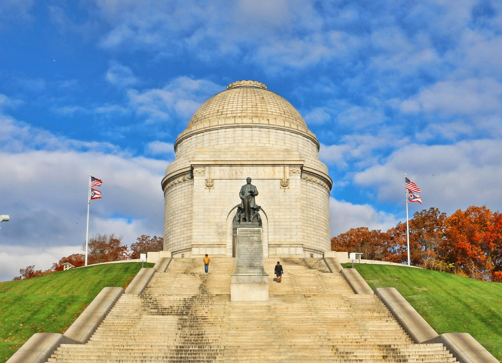 The William McKinley National Memorial for the 25th President of the United States in Canton Ohio