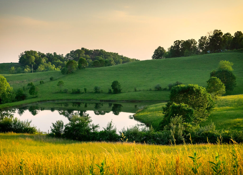 The rolling hills of SE Ohio, on a peaceful evening