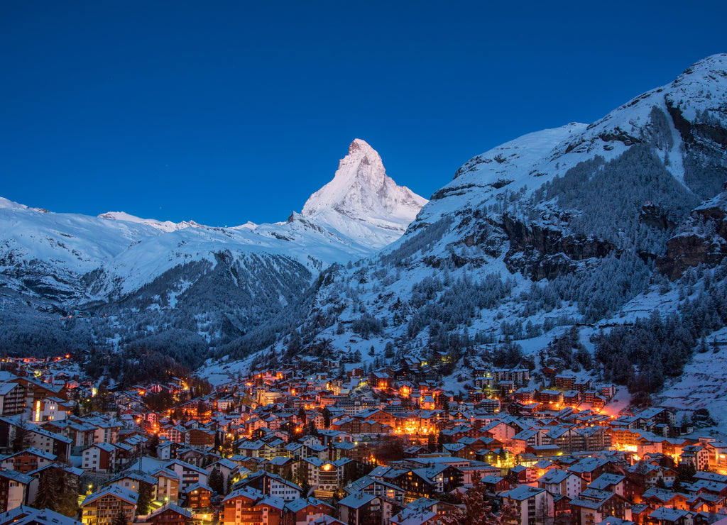 Zermatt early morning with Matterhorn