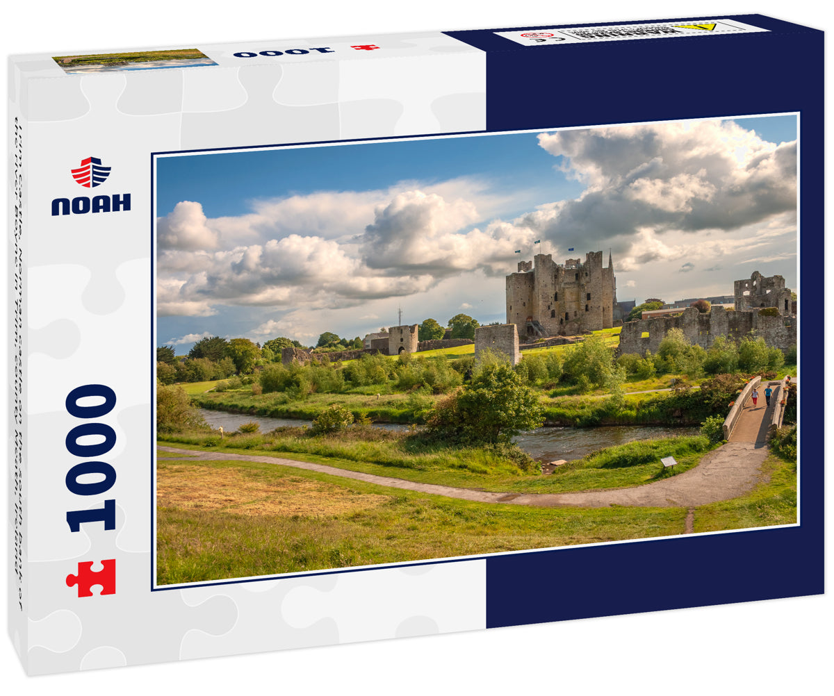 Trim Castle, Norman castle on the south bank of the river Boyne in Trim, county Meath, Ireland