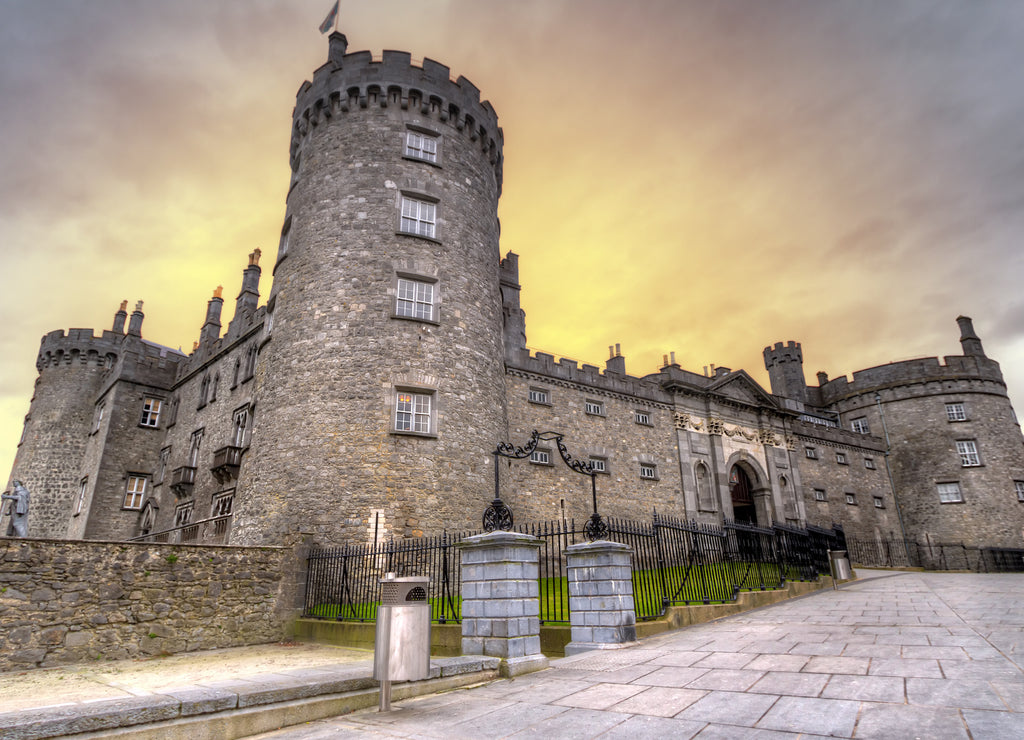 Kilkenny Castle at dusk, Co. Kilkenny, Ireland
