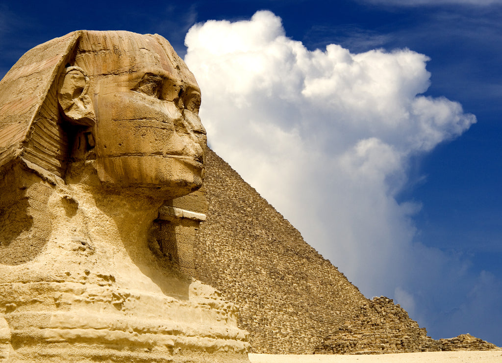The Sphinx and the Great Pyramid, Egypt