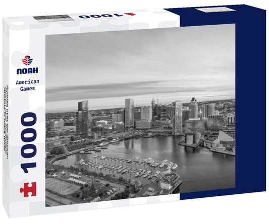 Noah Jigsaw Puzzle Sunrise over the Sonoran Desert near Scottsdale, Arizona in black white 1000 pieces