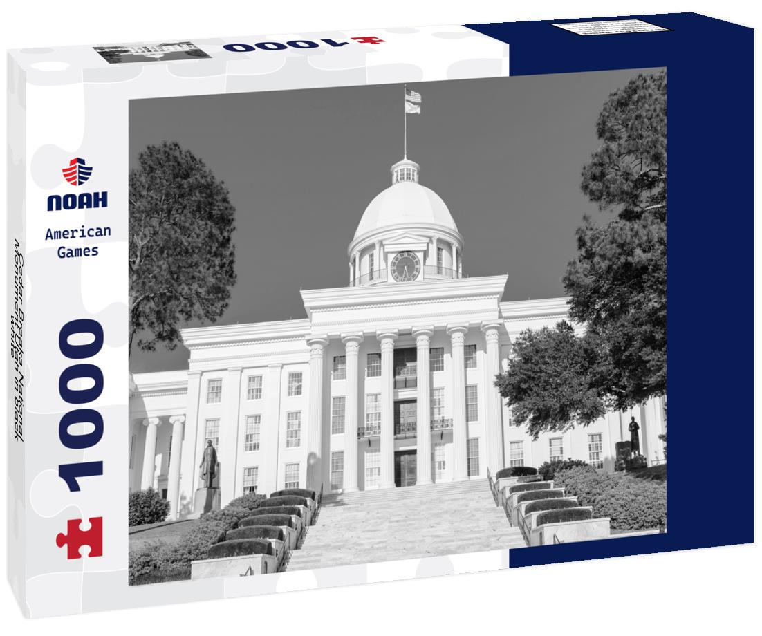 Noah Jigsaw Puzzle Cedar Breaks National Monument Utah in black white 1000 pieces