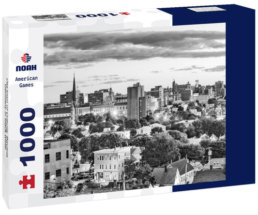 Noah Jigsaw Puzzle Old town of Coburg, Bavaria, Germany in black white 1000 pieces