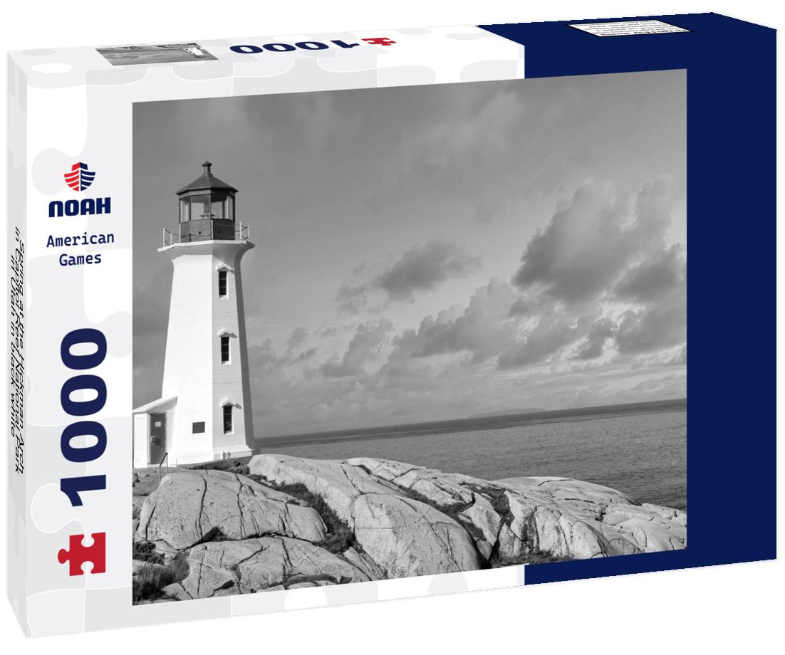 Noah Jigsaw Puzzle Spring at the Hickman Arch in Capitol Reef National Park in Utah in black white 1000 pieces