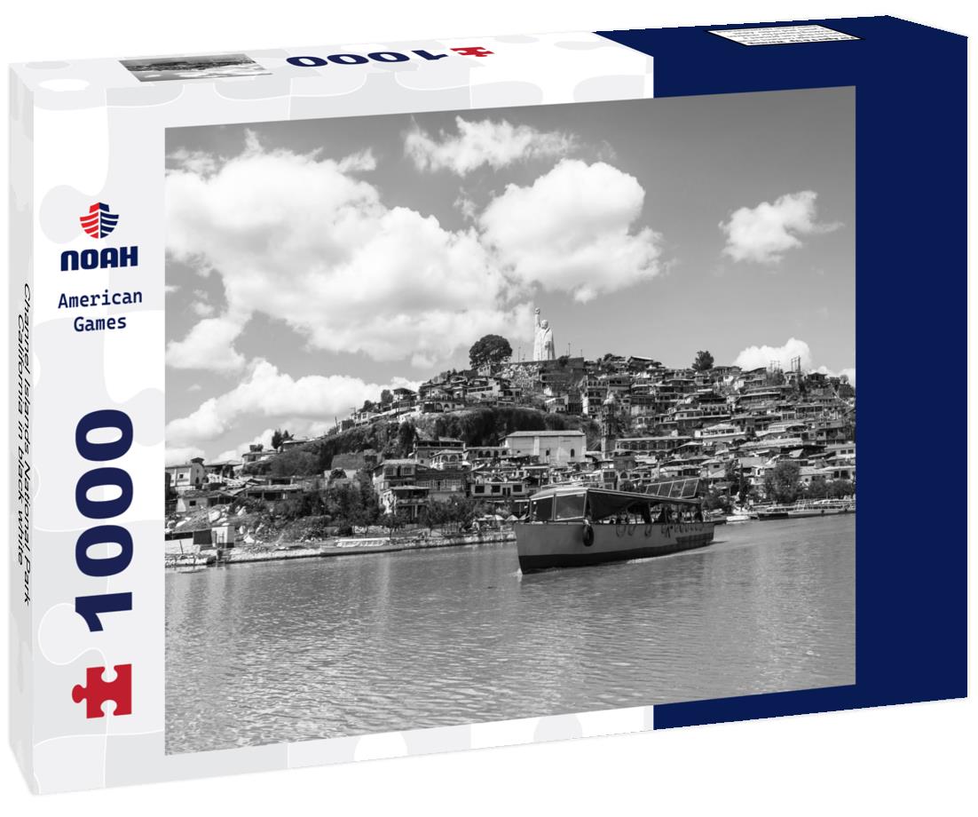 Noah Jigsaw Puzzle Channel Islands National Park California in black white 1000 pieces