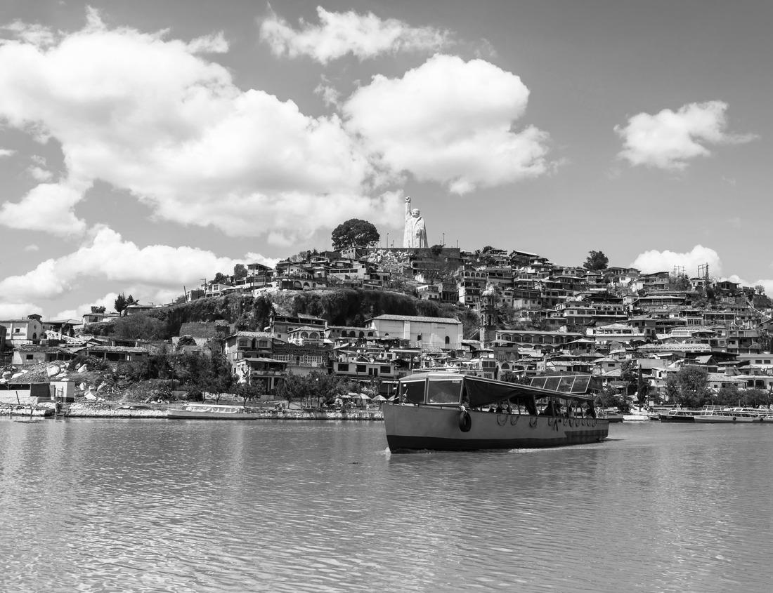 Noah Jigsaw Puzzle Channel Islands National Park California in black white 1000 pieces
