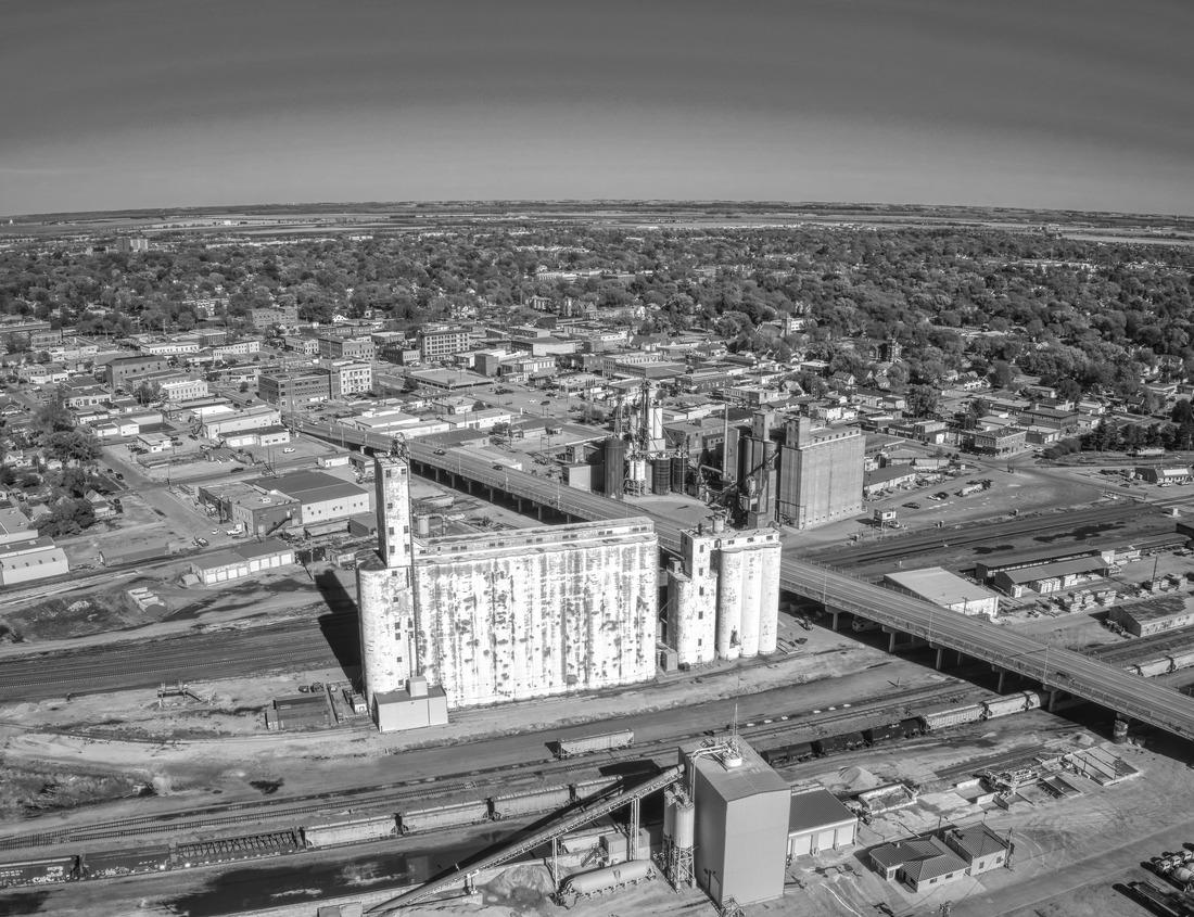 Noah Jigsaw Puzzle Black Hills South Dakota winding asphalt road through autumn foliage in black white 1000 pieces