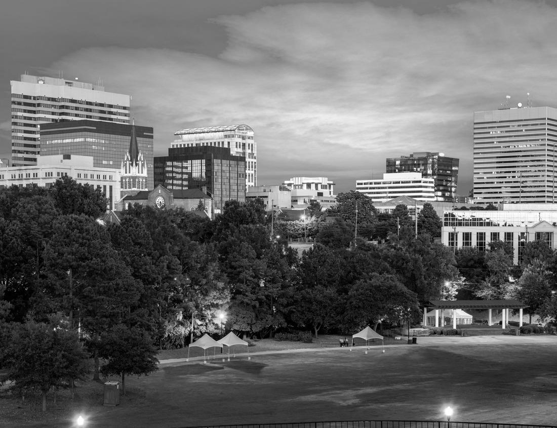 Noah Jigsaw Puzzle Angel Oak Tree of Life, the 1400-year-old Angel Oak tree of South Carolina in black white 1000 pieces