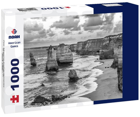 Noah Jigsaw Puzzle Fes, Morocco leather tanneries in the old capital in black white 1000 pieces