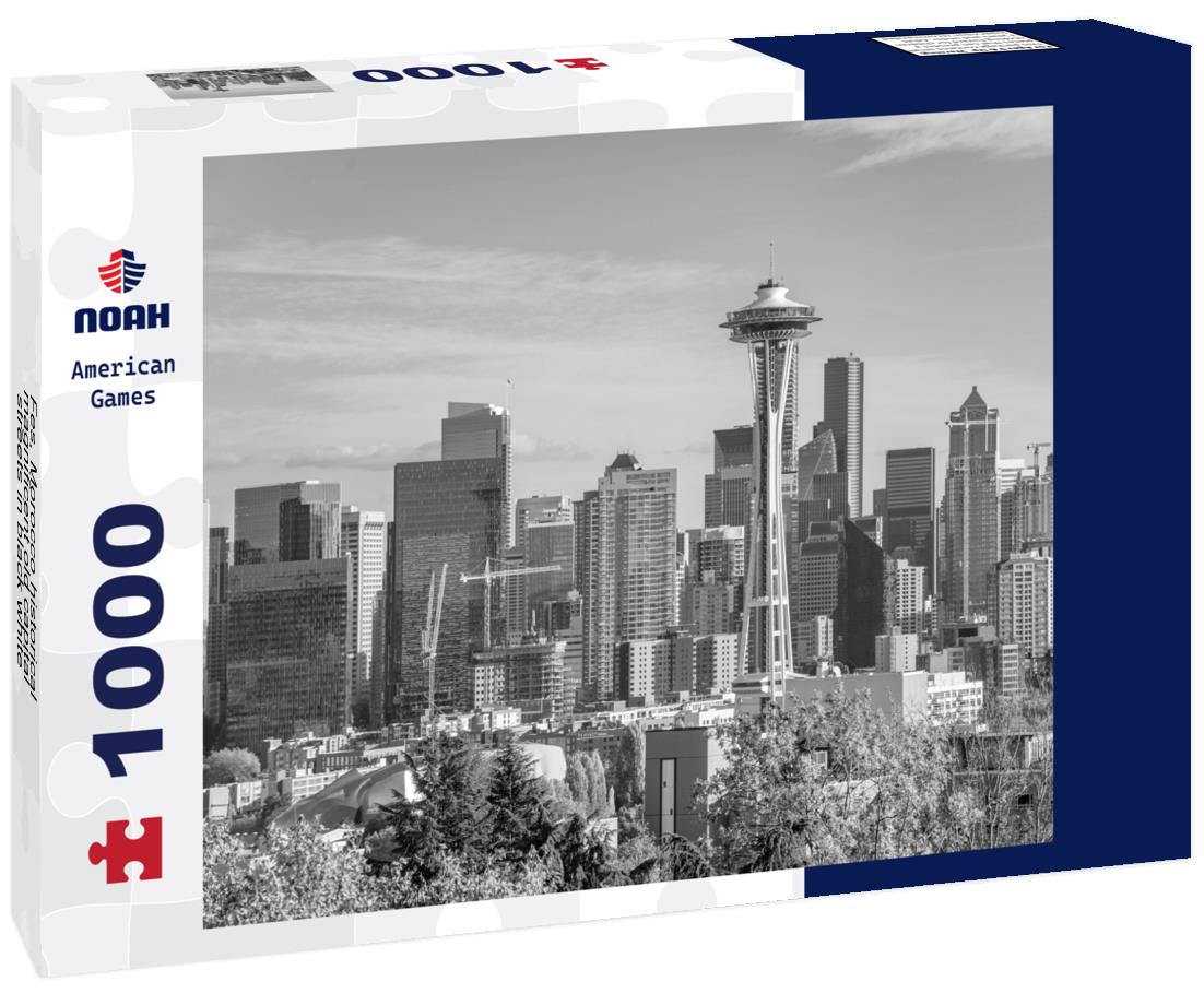 Noah Jigsaw Puzzle Fes, Morocco historical magnificent old capital streets in black white 1000 pieces