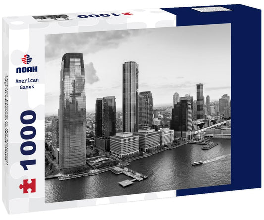 Noah Jigsaw Puzzle Meknes Streets in the historical city of Morocco in black white 1000 pieces