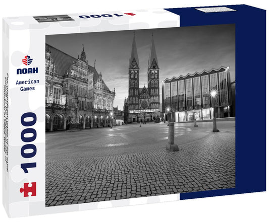 Noah Jigsaw Puzzle Fes magnificent gates of the royal palace in the historical city of morocco in black white 1000 pieces