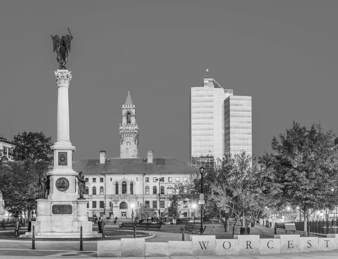 Noah Jigsaw Puzzle Old town of Luckenwalde, Brandenburg, Germany in black white 1000 pieces