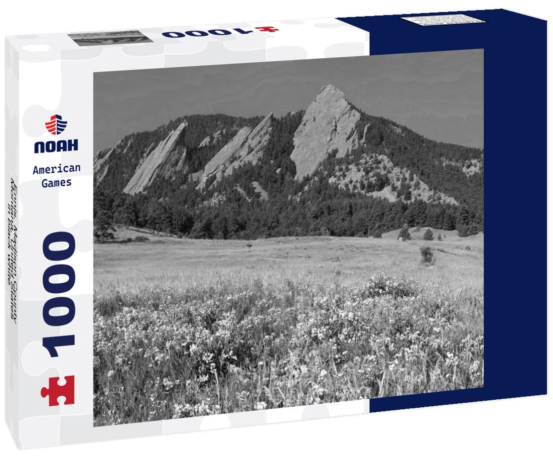 Noah Jigsaw Puzzle Ennis, Madison County, Montana, United States in black white 1000 pieces