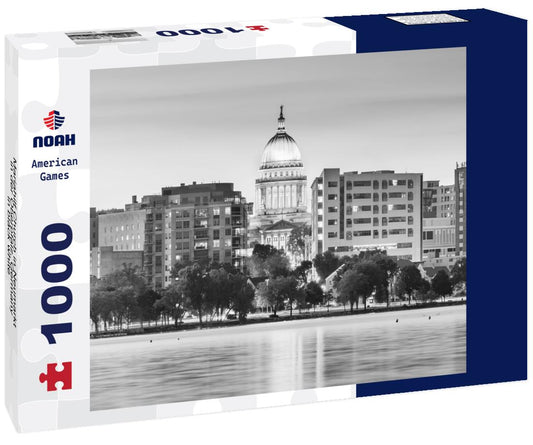 Noah Jigsaw Puzzle Mariahilf Church in Neumarkt in der Oberpfalz, Germany in black white 1000 pieces