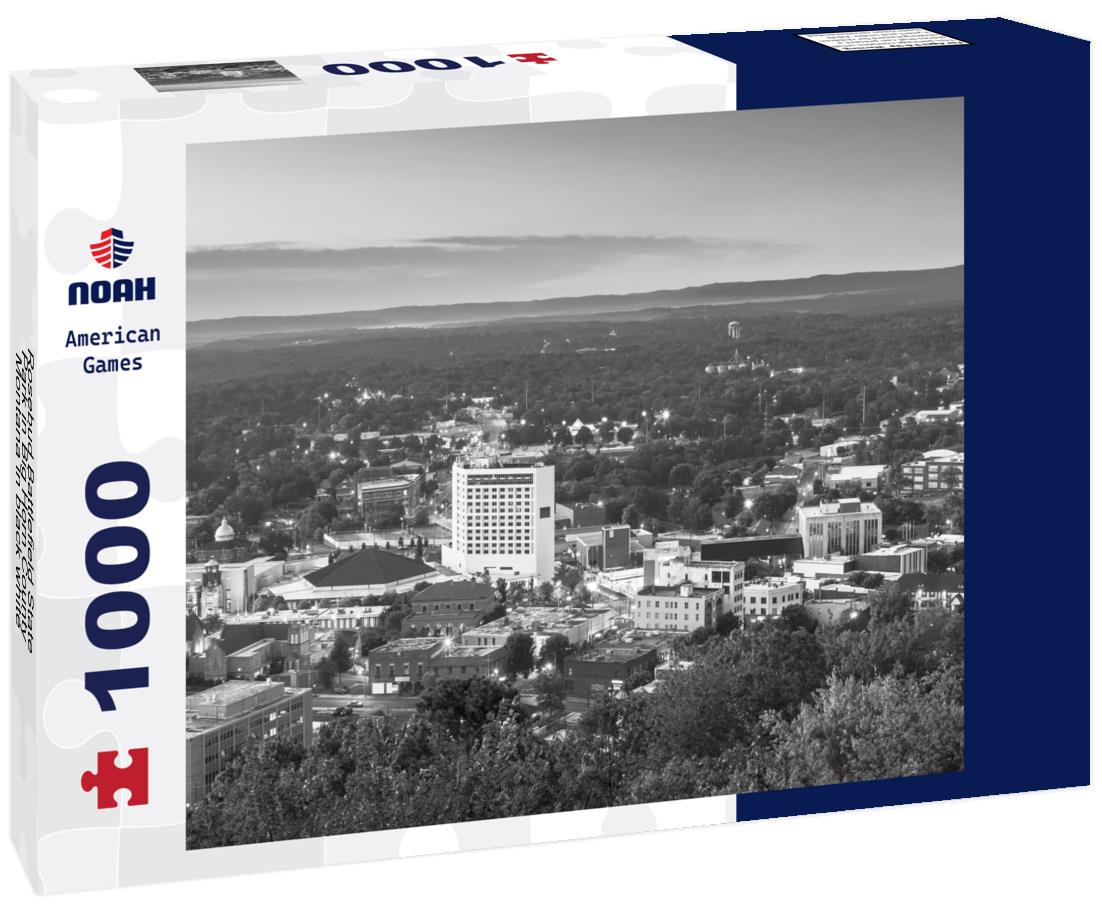 Noah Jigsaw Puzzle Rosebud Battlefield State Park in Big Horn County, Montana in black white 1000 pieces