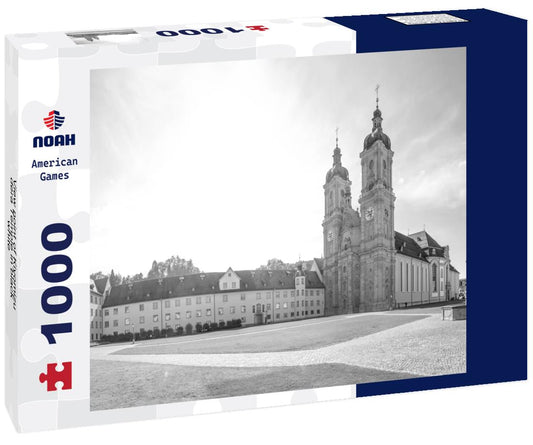 Noah Jigsaw Puzzle View point of Kiyomizu-dera Temple in black white 1000 pieces