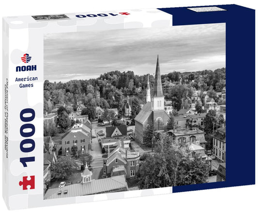 Noah Jigsaw Puzzle Old town of Passau, Bavaria, Germany in black white 1000 pieces