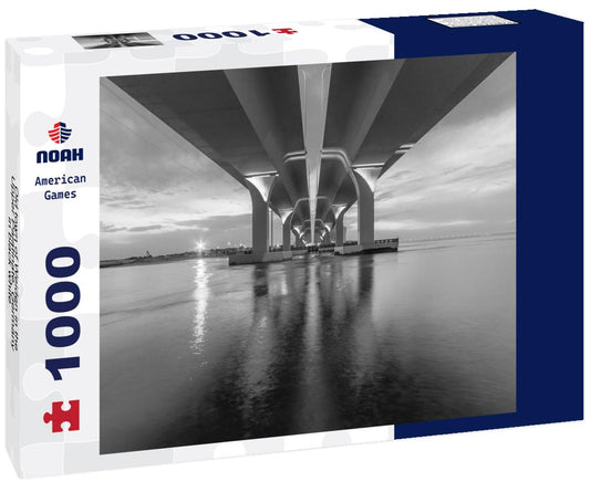 Noah Jigsaw Puzzle Old town of Weiden in the Upper Palatinate, Germany in black white 1000 pieces