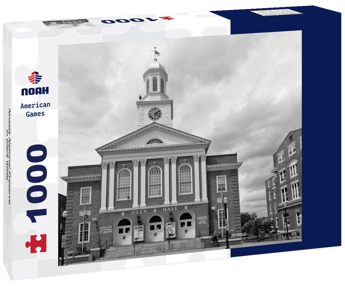 Noah Jigsaw Puzzle Noatak National Preserve in black white 1000 pieces