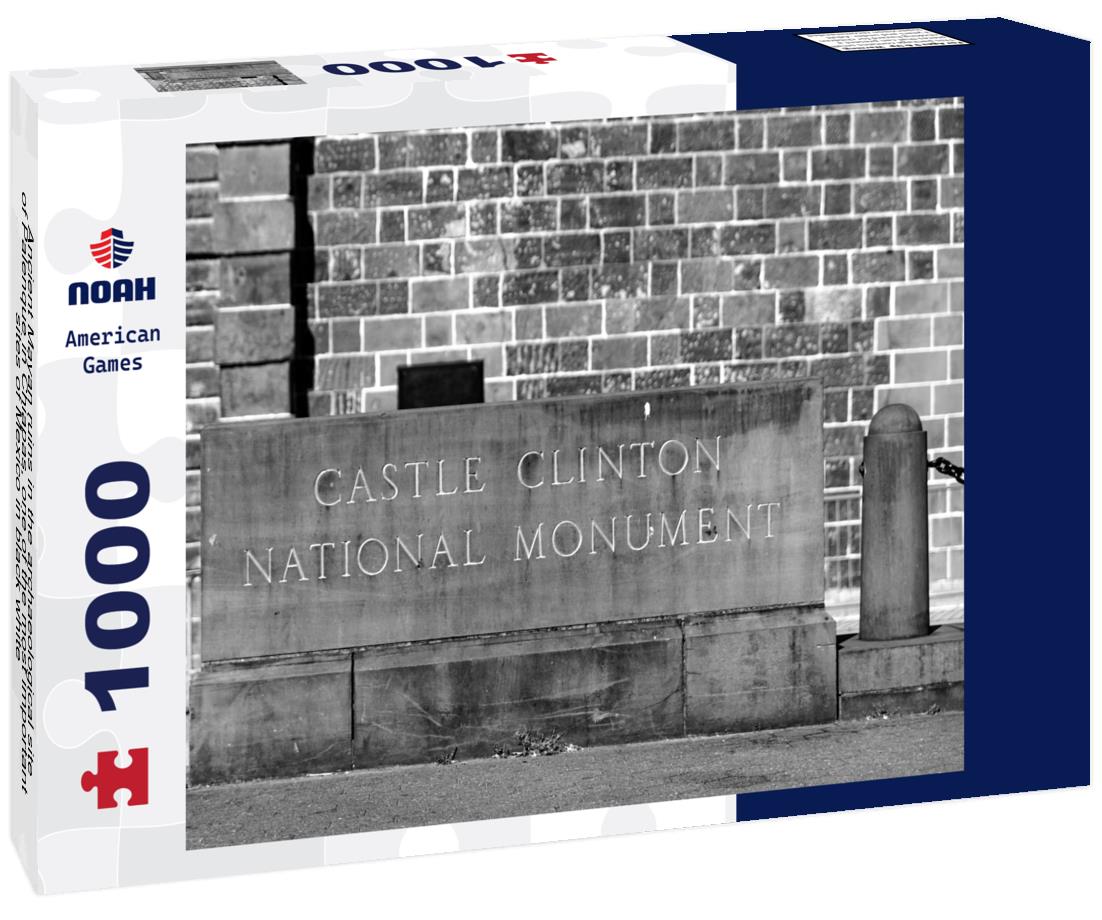 Noah Jigsaw Puzzle Ancient Mayan ruins in the archaeological site of Palenque in Chiapas, one of the most important sites of Mexico in black white 1000 pieces