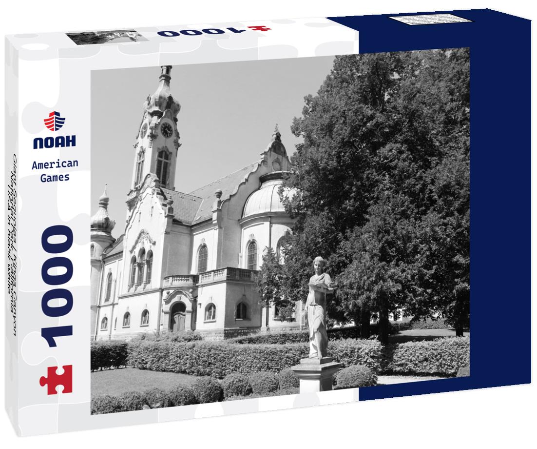 Noah Jigsaw Puzzle Giant Sequoias | Kings Canyon National Park, California, USA in black white 1000 pieces