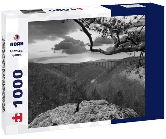 Noah Jigsaw Puzzle Duomo Square with the Cathedral of St. Maria Asumption (Santa Maria Assunta), the bell tower and the Archbishop's Palace, Lecce, Italy in black white 1000 pieces