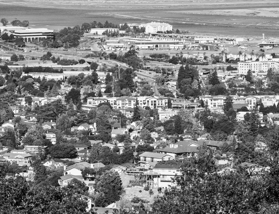 Noah Jigsaw Puzzle Singapore Supertree in the garden at Bay South Singapore in black white 1000 pieces