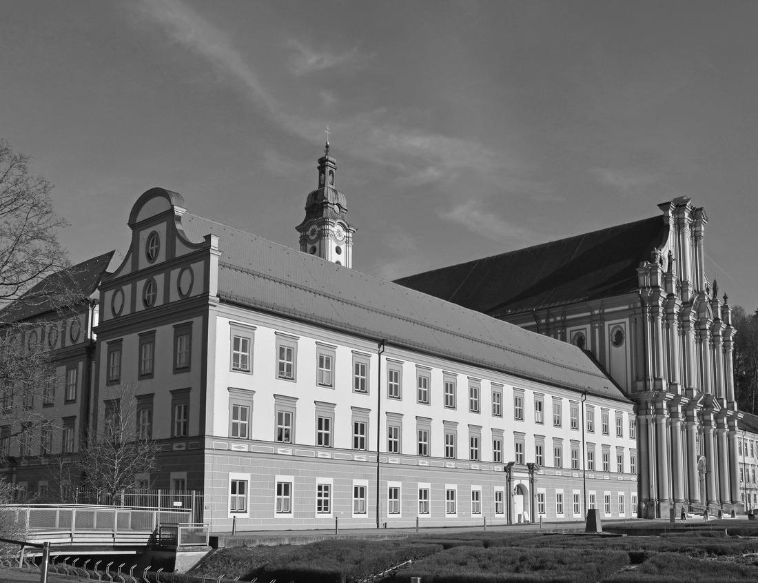 Noah Jigsaw Puzzle Aerial view of Poznan Cathedral - Cathedral of St. Peter and St. Paul, Polish Gothic architecture, Greater Poland in black white 1000 pieces