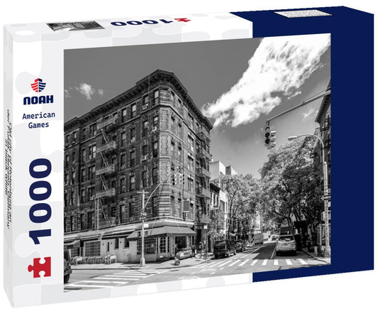 Noah Jigsaw Puzzle Old city of Rotenburg an der Fulda, Hessen, Germany in black white 1000 pieces