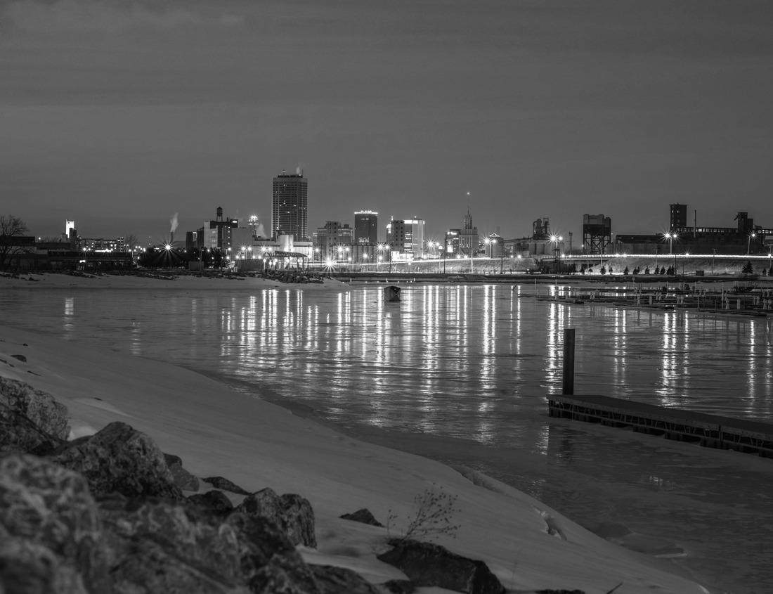 Noah Jigsaw Puzzle Old city of Rotenburg an der Fulda, Hessen, Germany in black white 1000 pieces