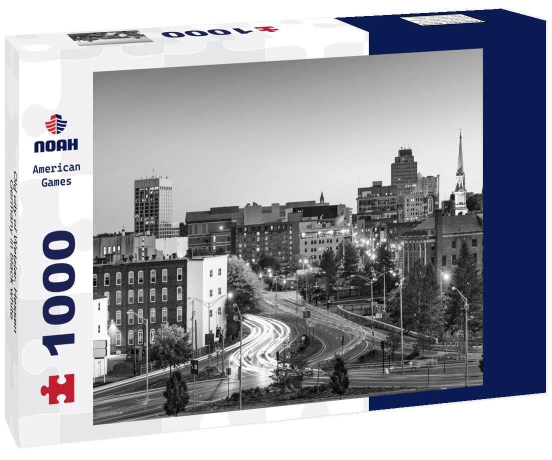 Noah Jigsaw Puzzle Old city of Wetzlar, Hessen, Germany in black white 1000 pieces