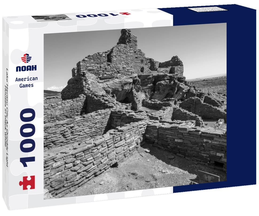 Noah Jigsaw Puzzle Lake Havasu City Az Quoddy Light Houses in black white 1000 pieces