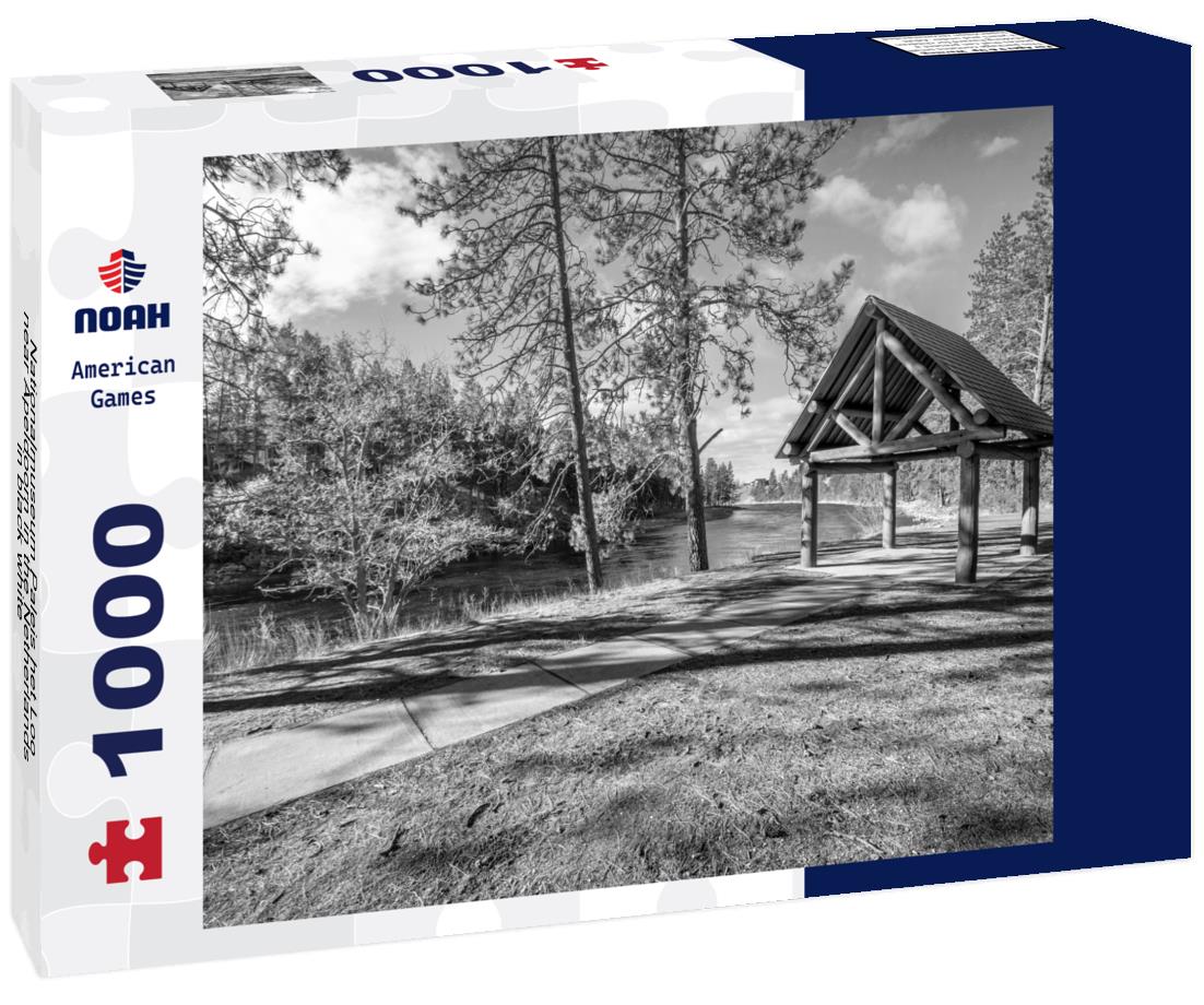 Noah Jigsaw Puzzle Nationalmuseum Paleis het Loo near Apeldoorn in the Netherlands in black white 1000 pieces