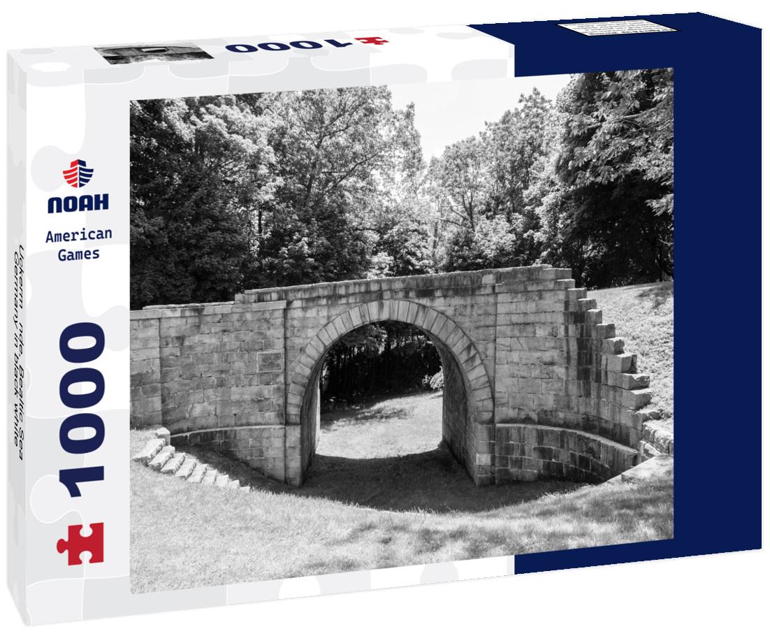 Noah Jigsaw Puzzle Uckermünde, Bealtic Sea, Germany in black white 1000 pieces