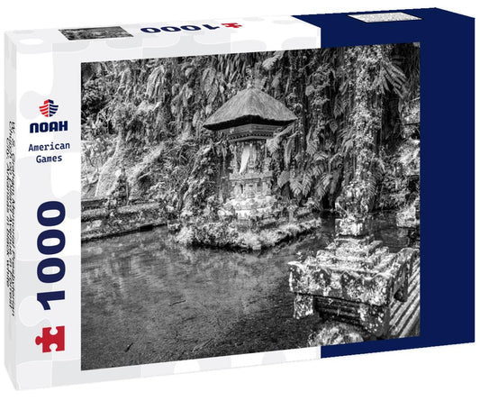 Noah Jigsaw Puzzle W. S. Graham Memorial Presbyterian Church on Dillard Avenue in Forrest City, Arkansas in black white 1000 pieces